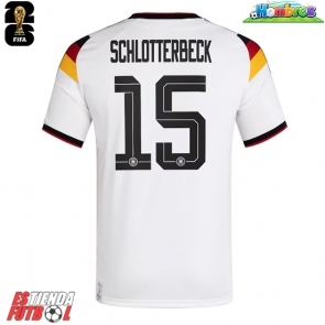 Alemania Nico Schlotterbeck #15 Primera Equipación Mundial 2026 Manga Corta